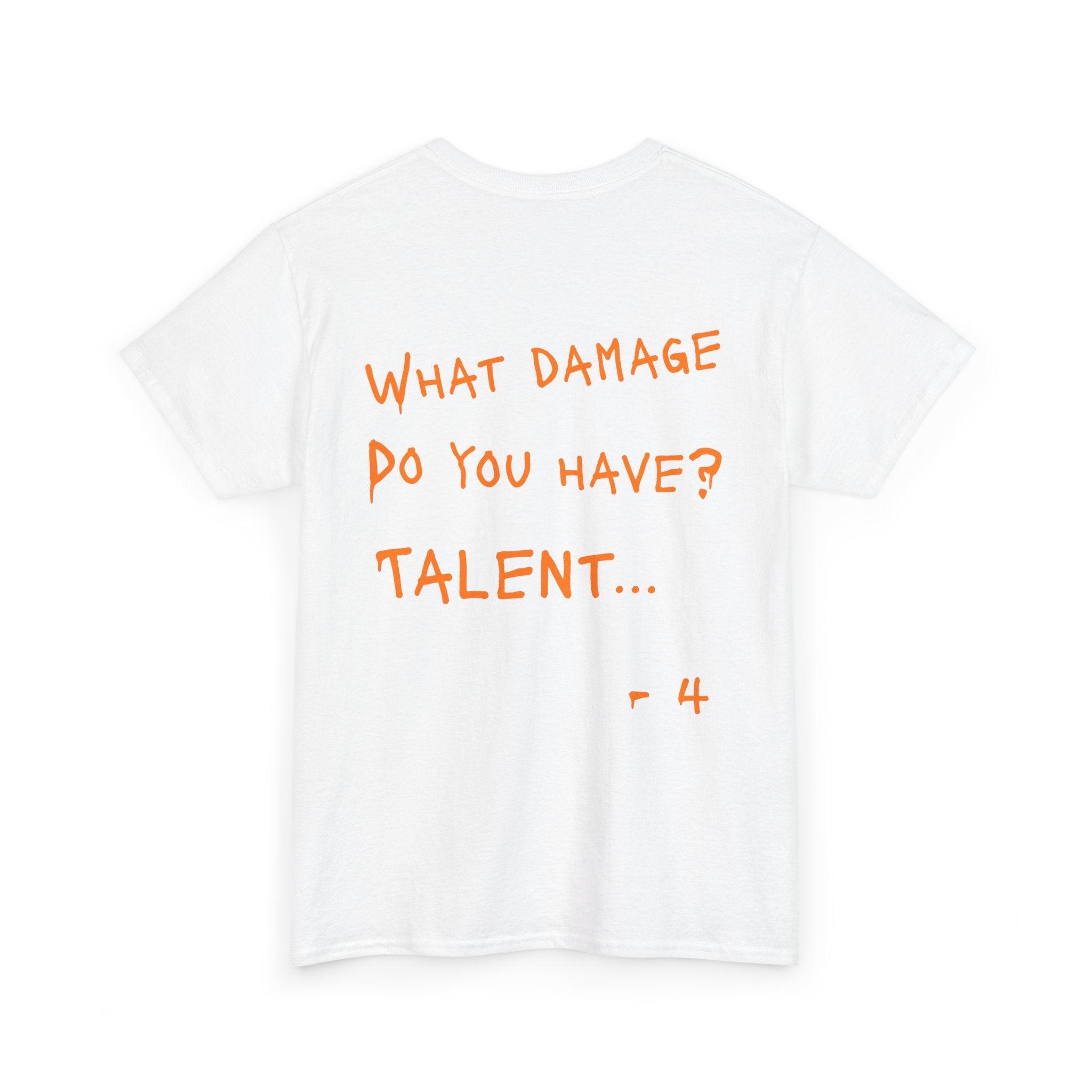 Collection 4 t-shirt, white/orange